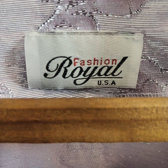 Vintage Royal Fashion USA Top And Skirt Womens Gala Dress Rare Est 1970-80s - Picture 5 of 15